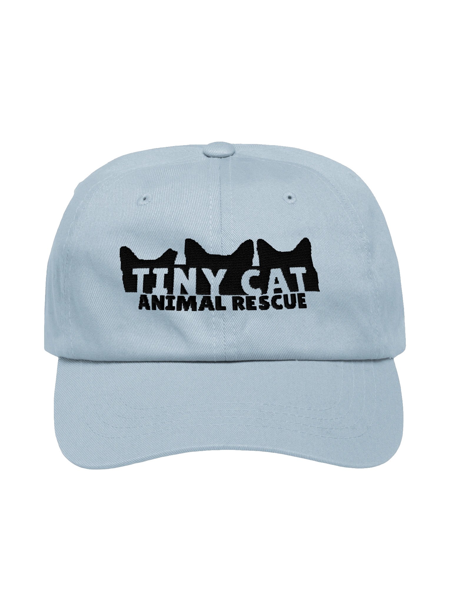 Tiny Cat Embroidered Hat (Black Logo) product image (1)