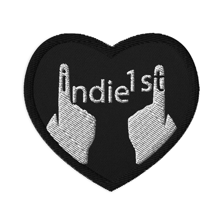 Indie 1st - Embroidered Patch - Heart product image (1)