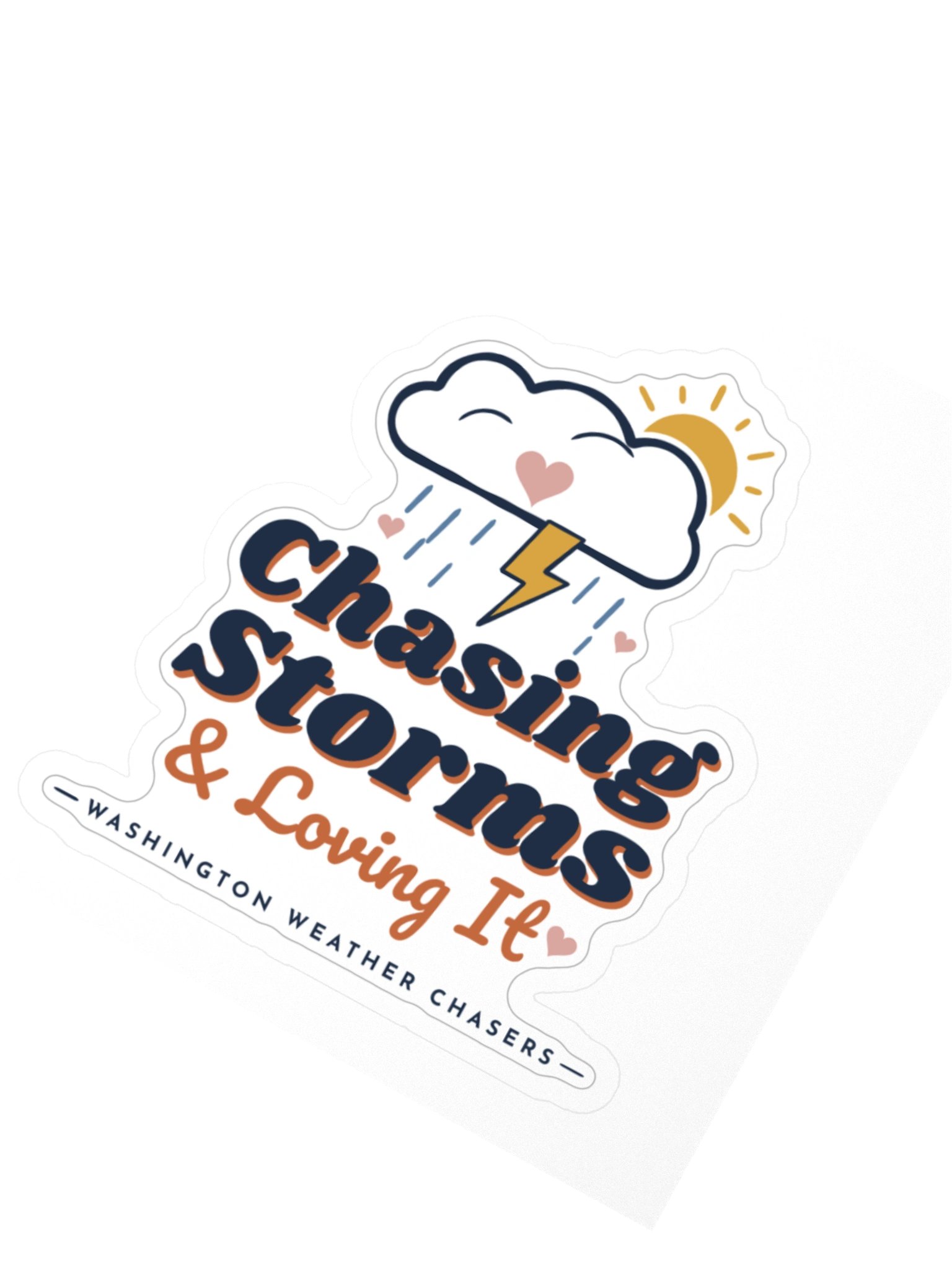 Chasing Storms & Loving It Die-Cut Sticker product image (2)