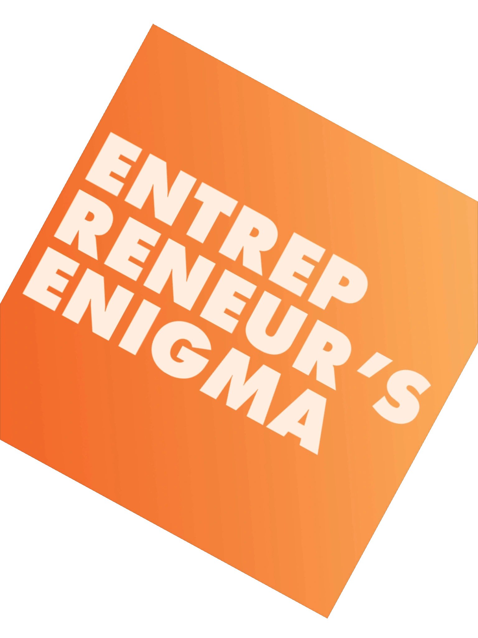 Entrepreneur's Enigma sticker product image (5)