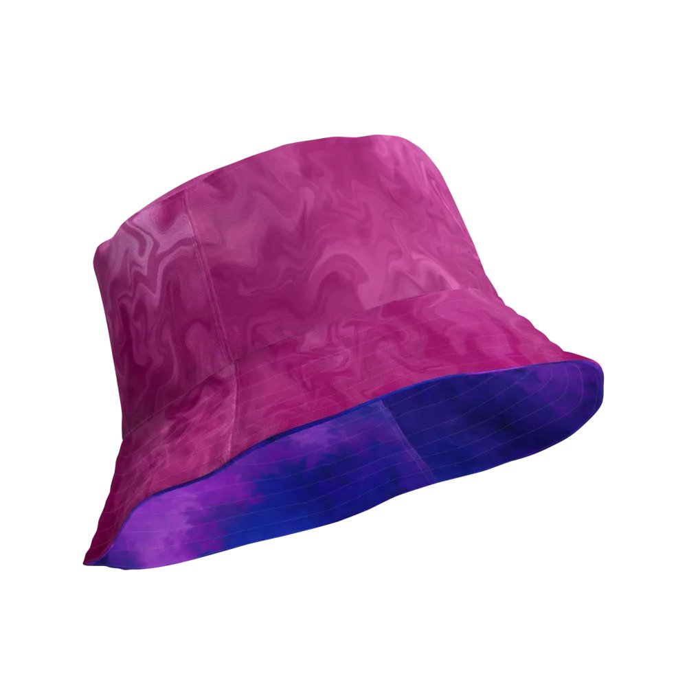 Pink & Blue Reversible Bucket Hat product image (3)