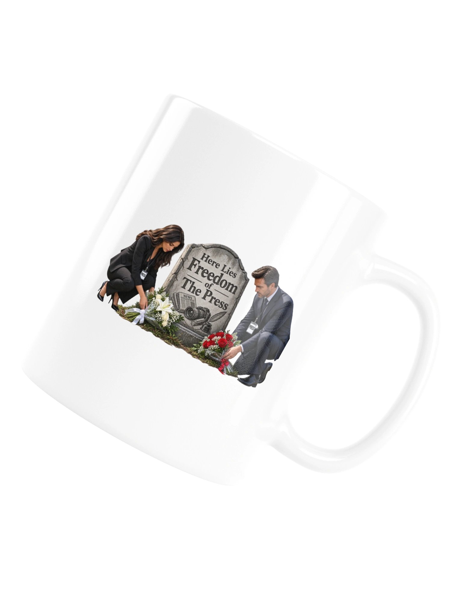 HERE LIES FREEDOM OF THE PRESS - MUG product image (17)