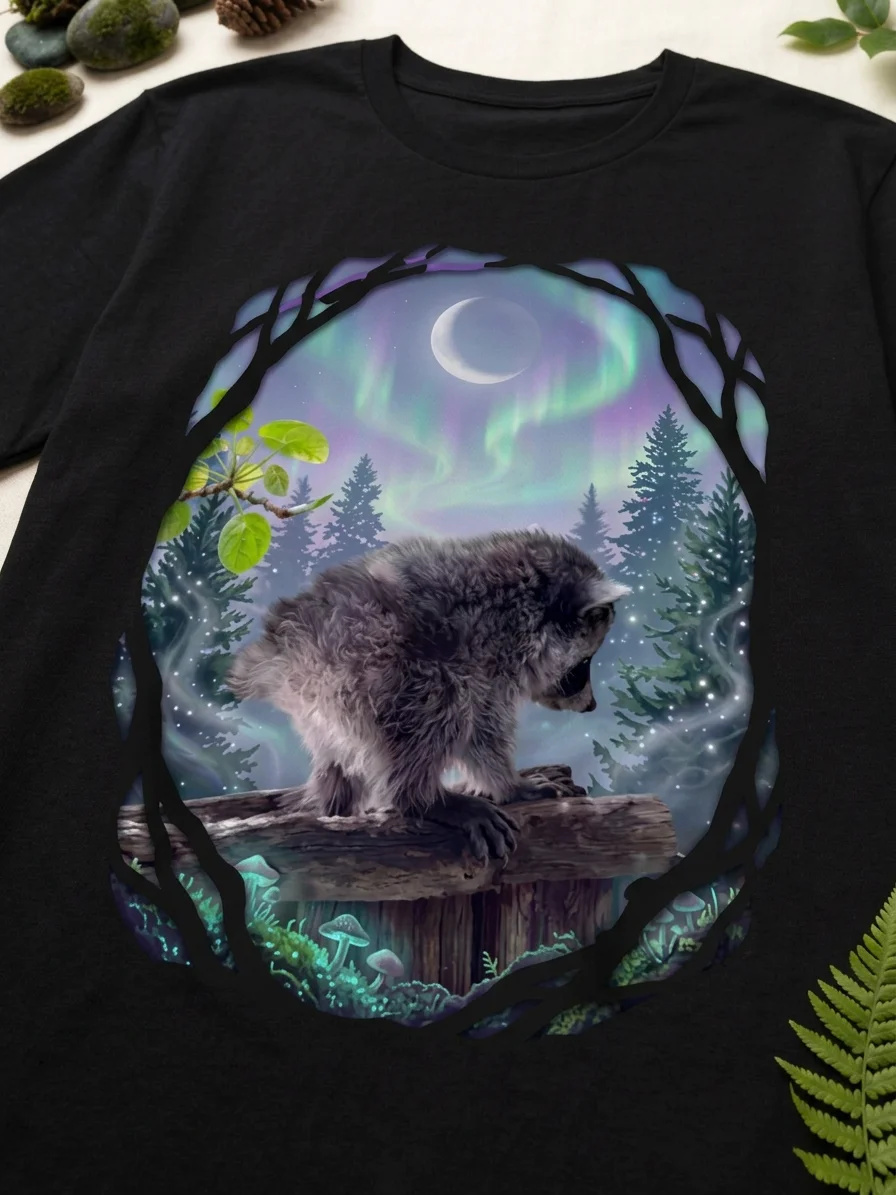 Baby Jimothy Under the Aurora Sky T-Shirt product image (2)