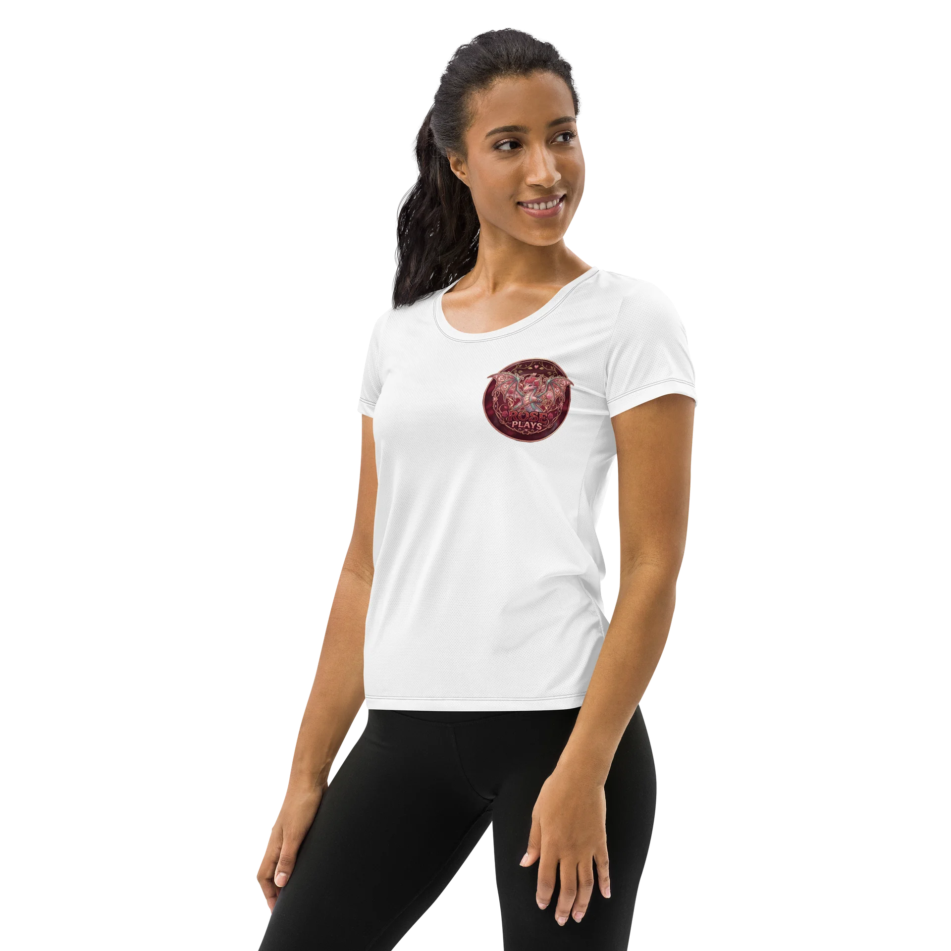 Rose Plays Women's Athletic Tee product image (2)