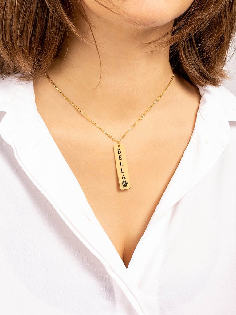 Customized Pawprint Necklace product image (2)