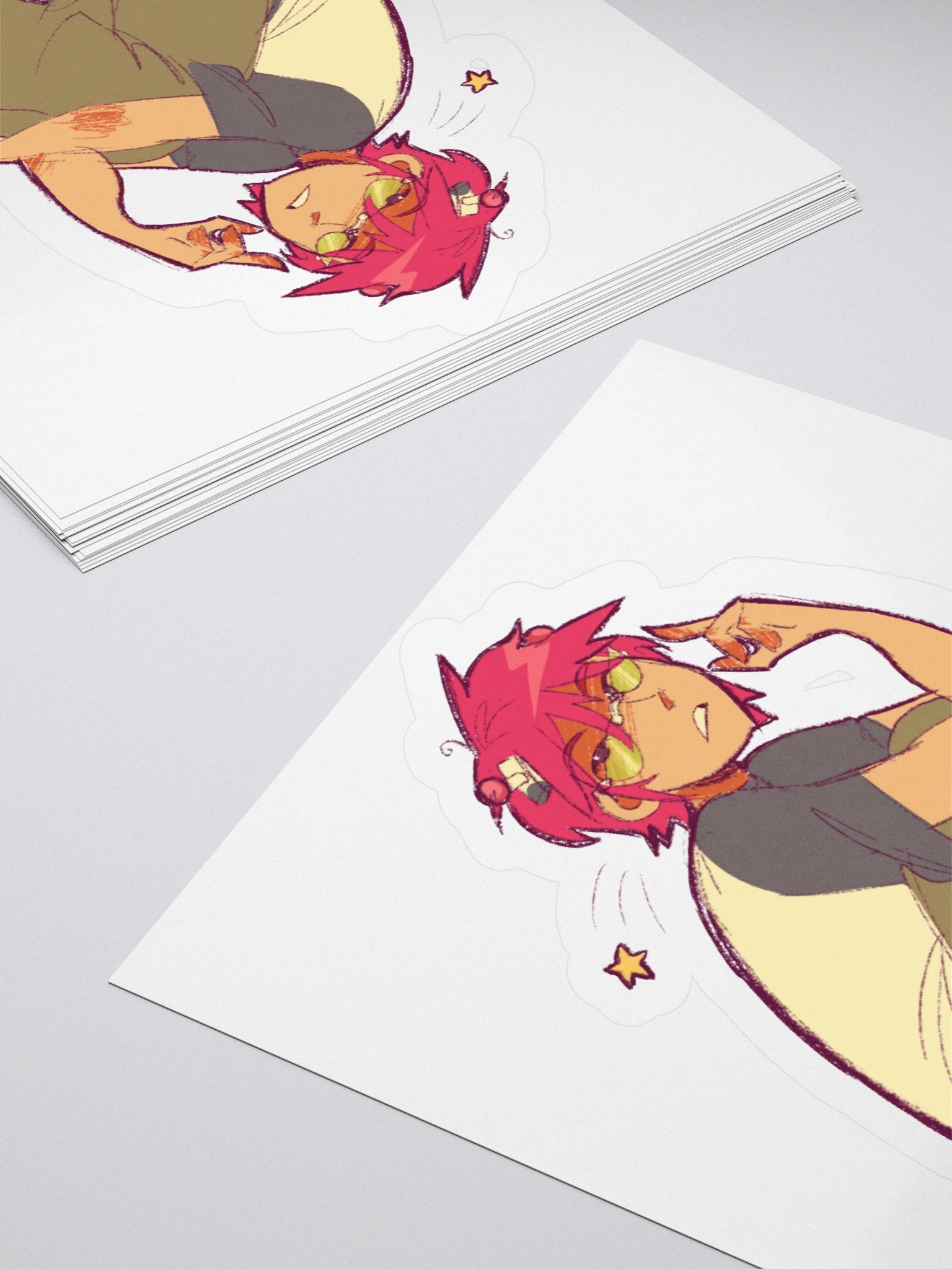 Saiki K doodle sticker product image (7)