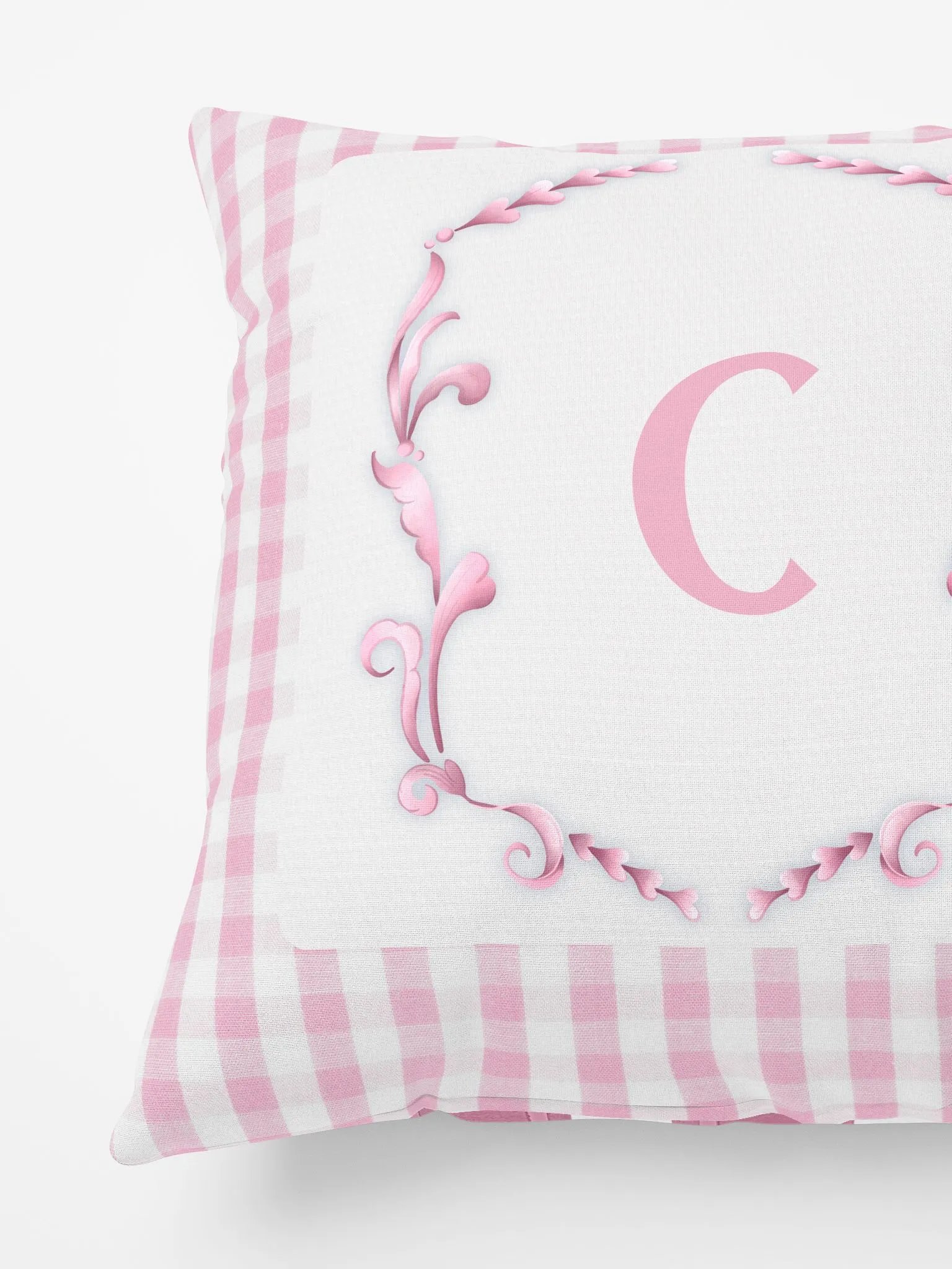 Pink Preppy Charm Pillow C product image (3)
