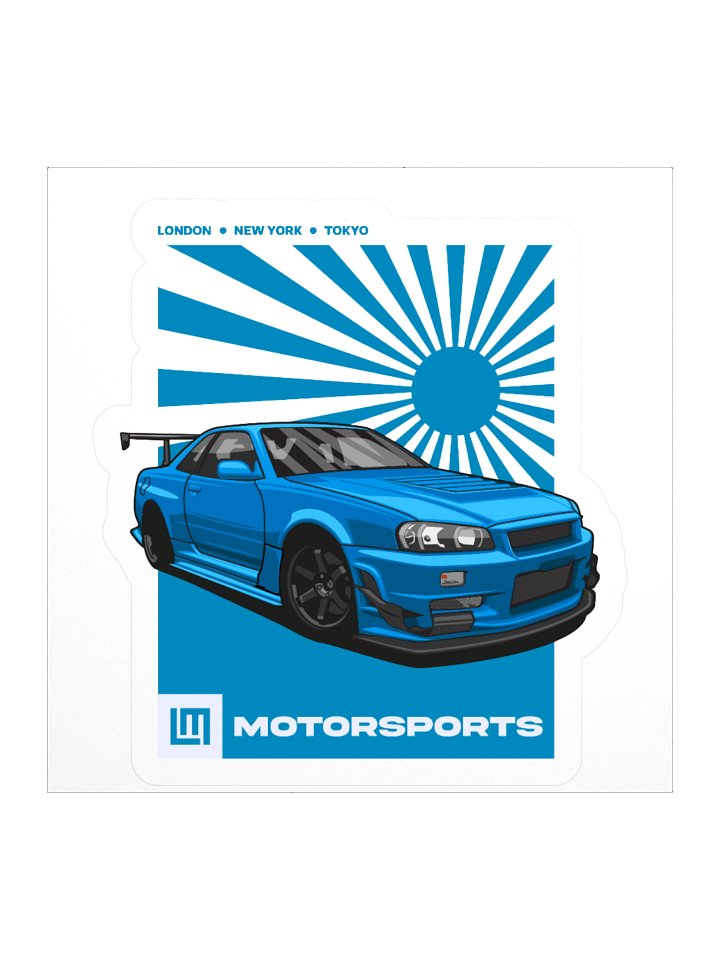 LEM MOTORSPORT BLUE - STICKER product image (2)