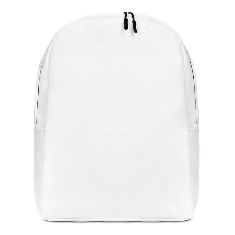 Zenith Minimalist All-Over Print Backpack - White product image (4)