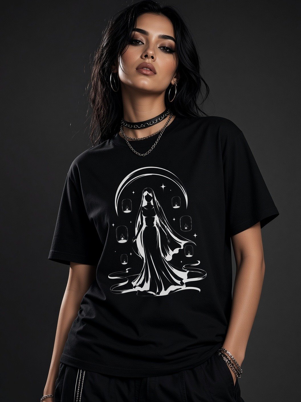 The Midnight Path // Shrouded Lantern Heavyweight Tee product image (1)