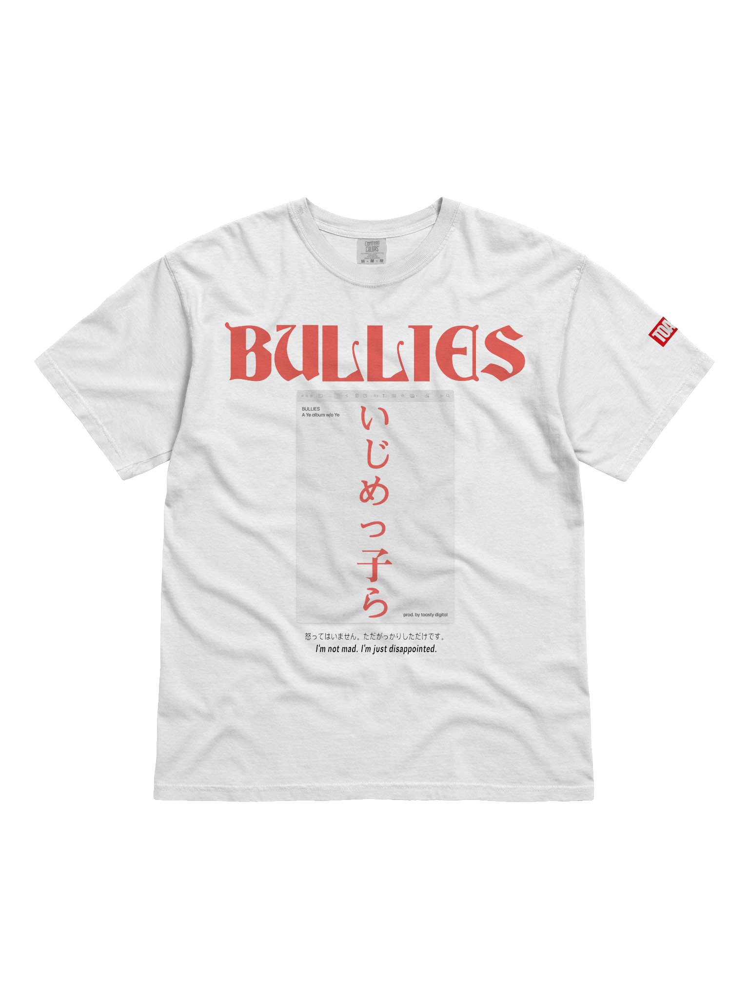 BULLIES WHITE TEE product image (1)