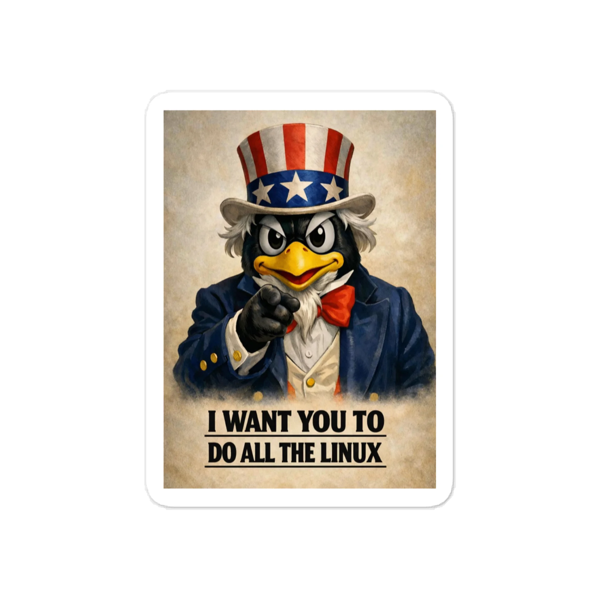 I want you - vinyl sticker product image (1)