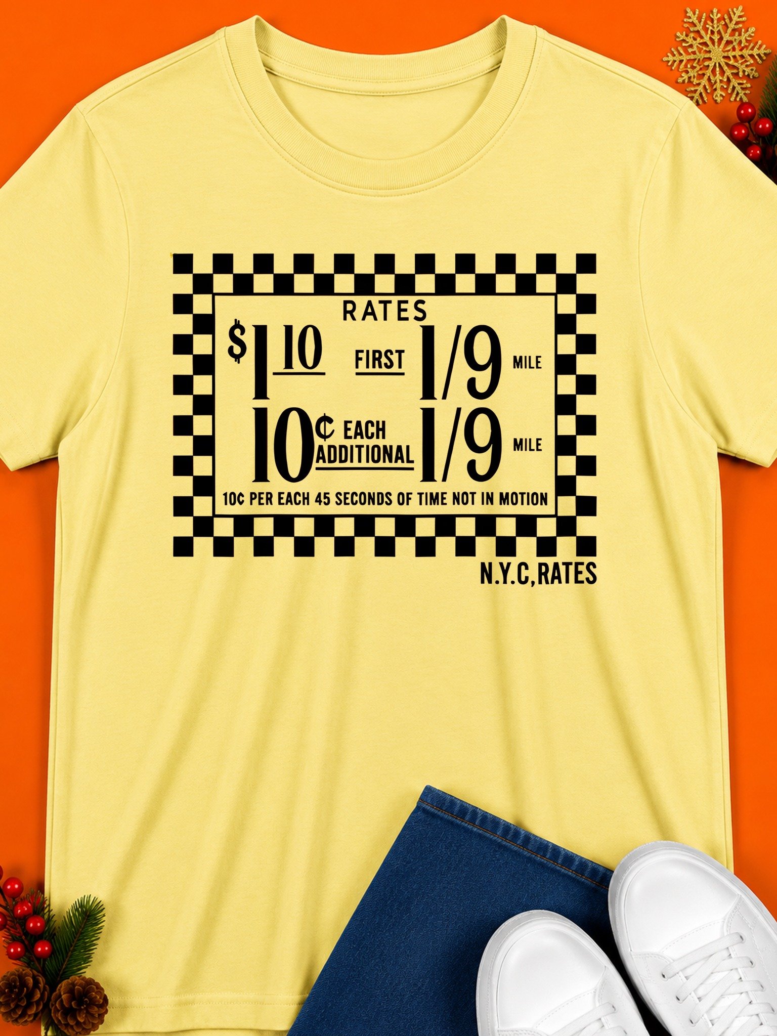 Carolina Caroline New York Taxi Rates Shirt product image (1)