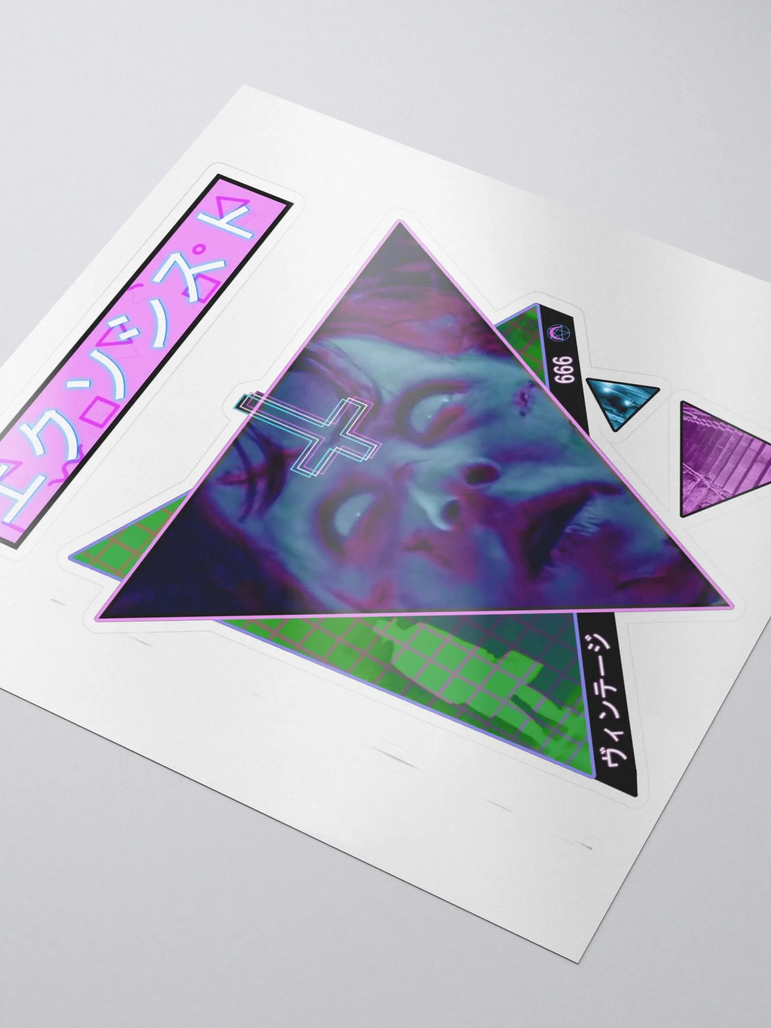 Satanic-Wave Exorcist Sticker product image (3)