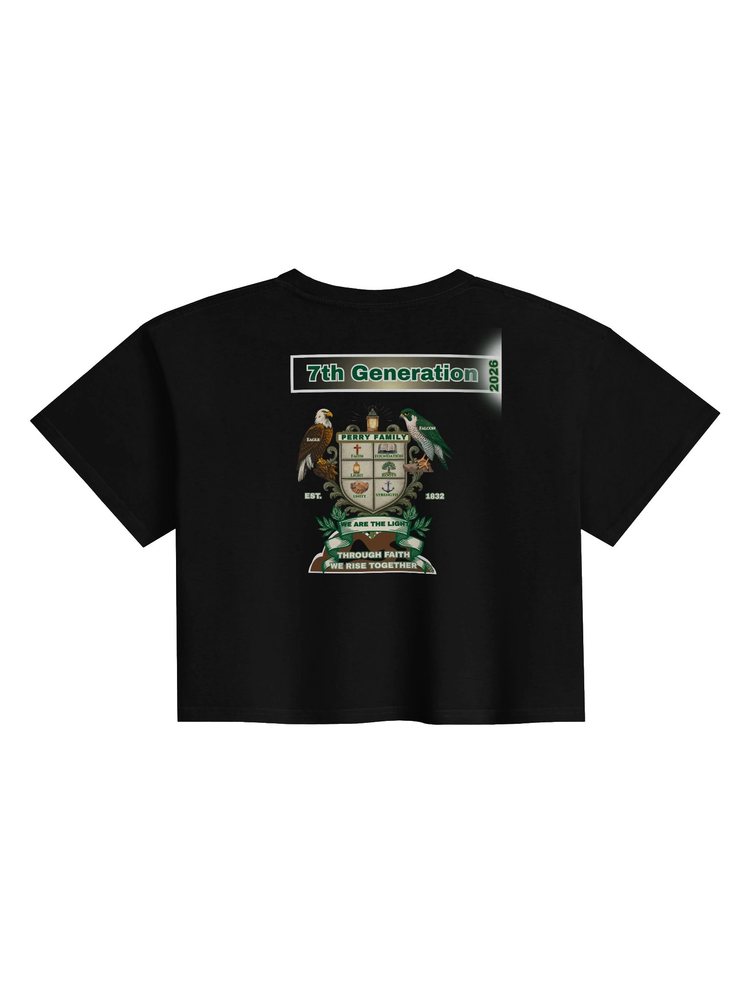 Perry Family Reunion 2026 Crop T-Shirt – 7th Generation | Legacy Edition product image (2)
