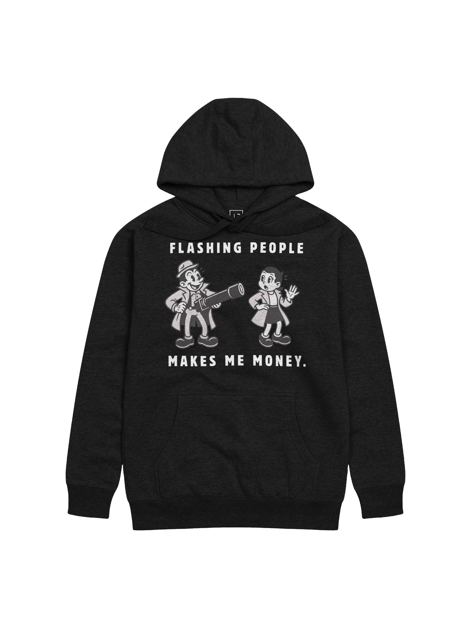 Flash responsibly Vintage Graphic Hoodie product image (1)