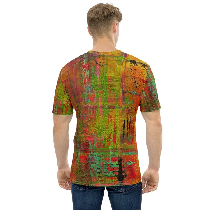 original painting in squeegee style on all over print product image (1)