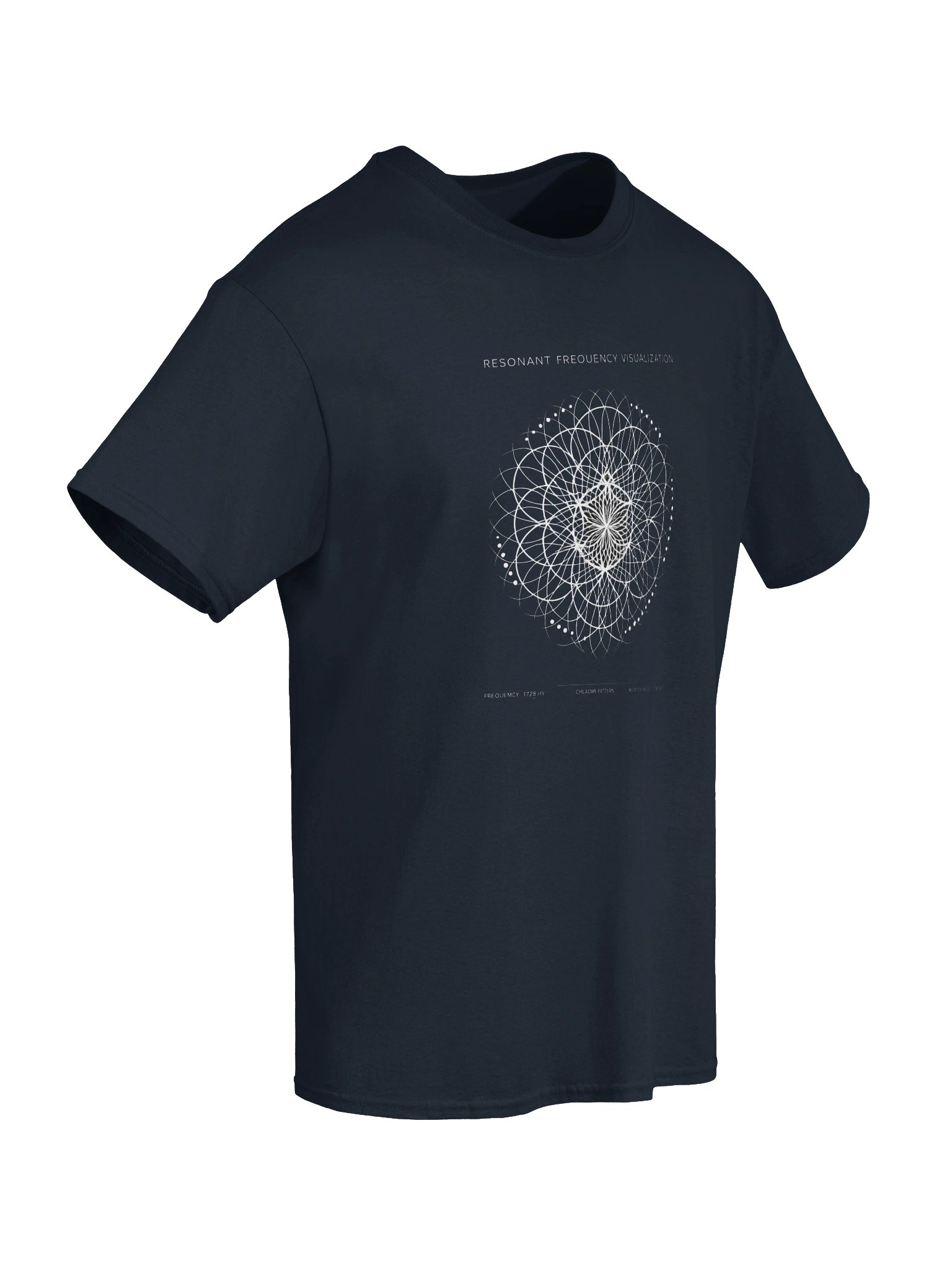 Resonant Frequency Chladni Pattern Heavyweight Unisex Tee product image (35)