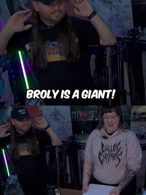 This Broly figure is absolutely huge and high quality. @allykataru #dragonballz #broly #animeunboxing #funny #streamer