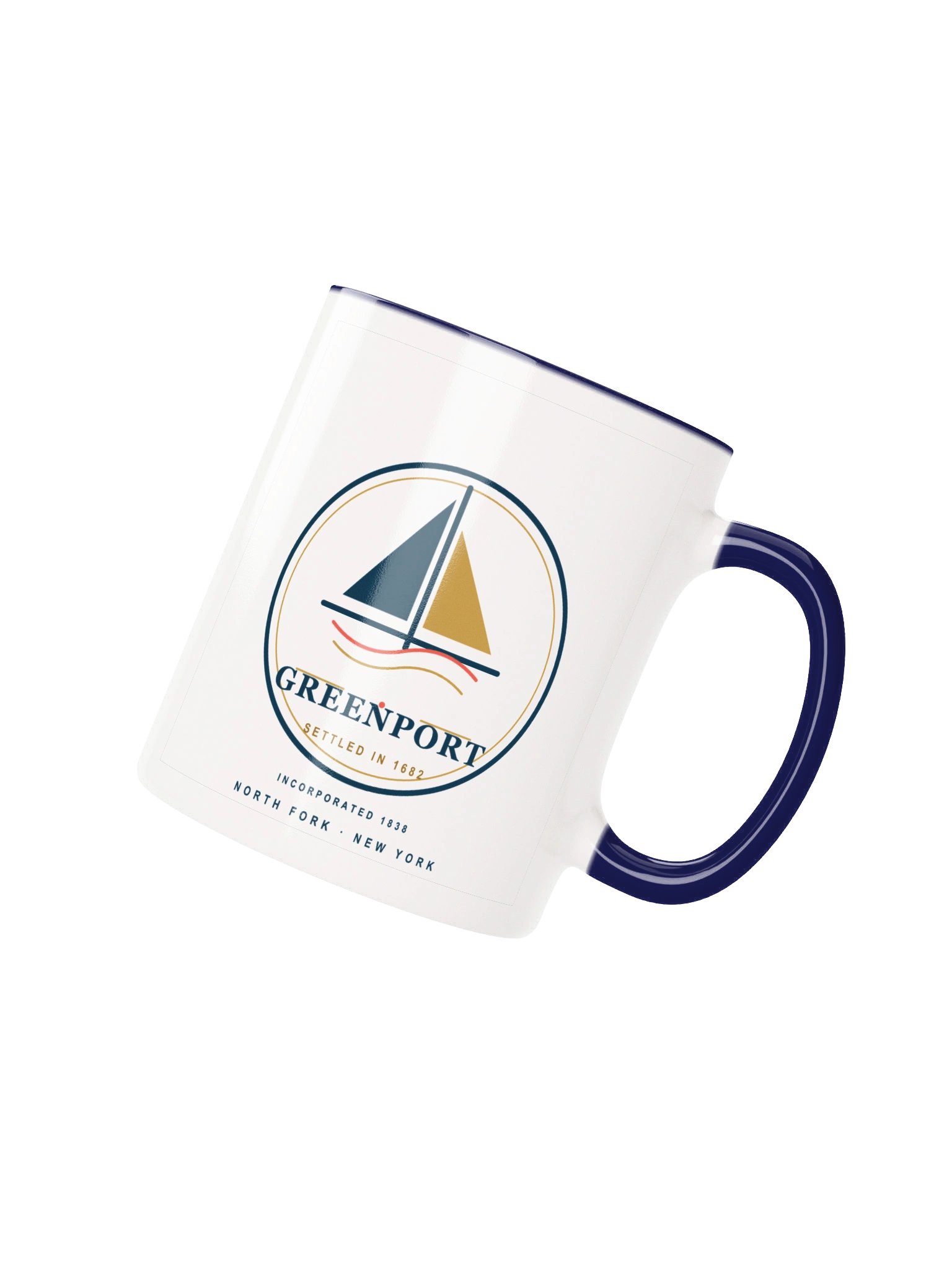 Greenport Harbor Crest Color Mug product image (7)
