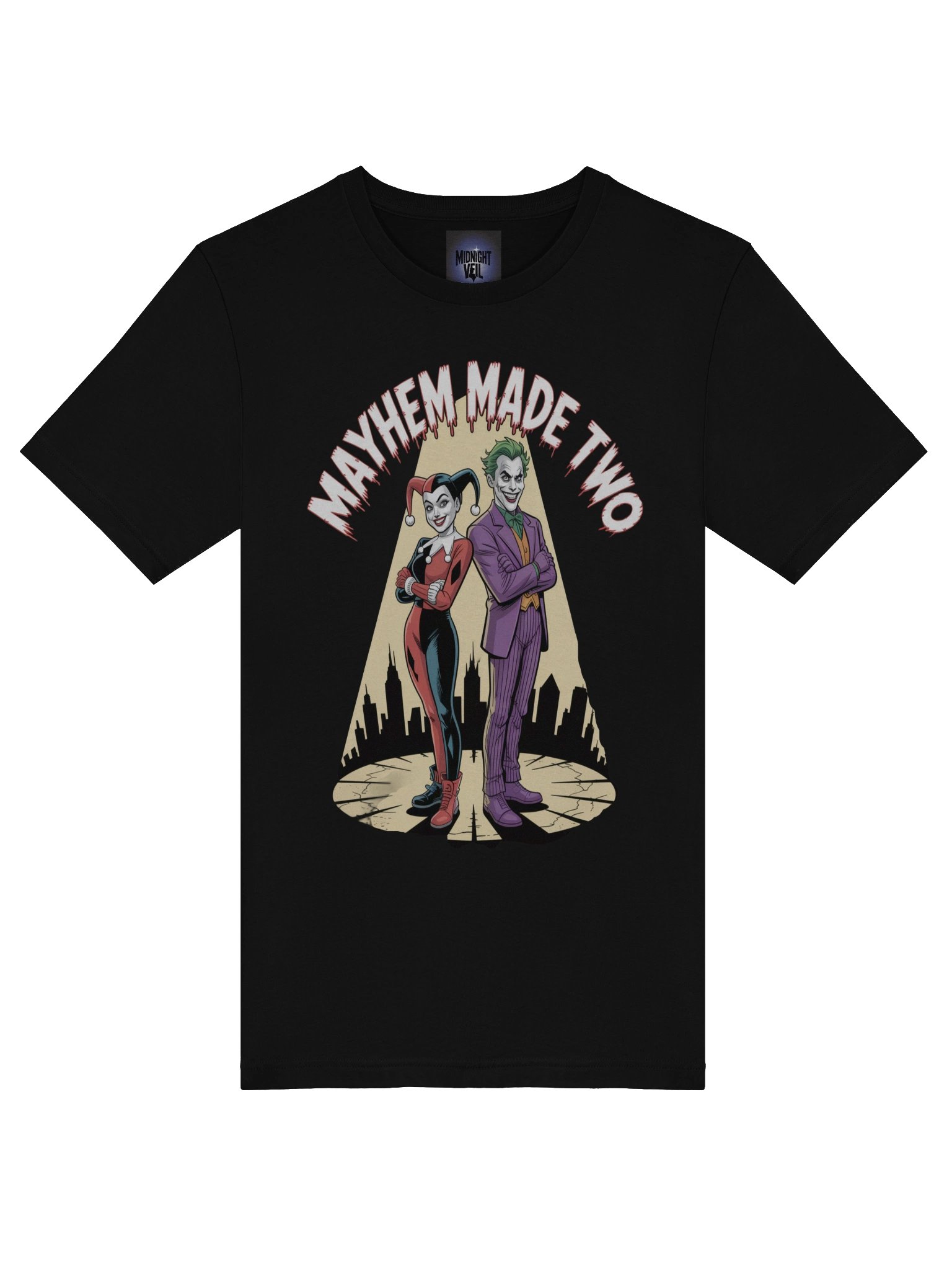 Mayhem Made Two: Joker & Harley Quinn Chaotic Union T-Shirt product image (7)