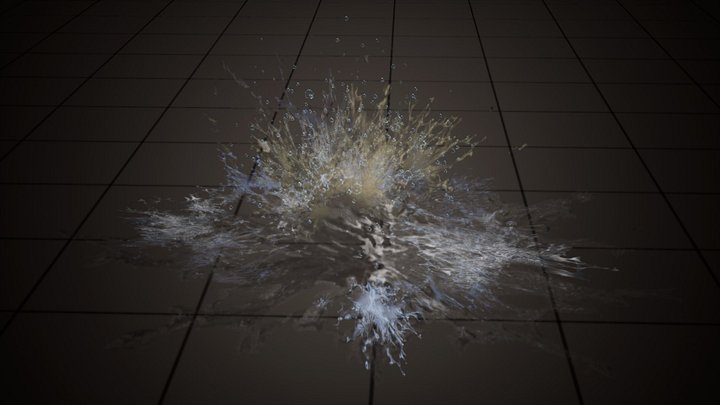 Water Burst FX in Unreal Engine 5.4 Niagara | For Patreon product image (1)