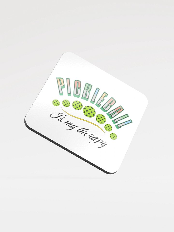 Pickleball Is My Therapy Coaster Set product image (2)