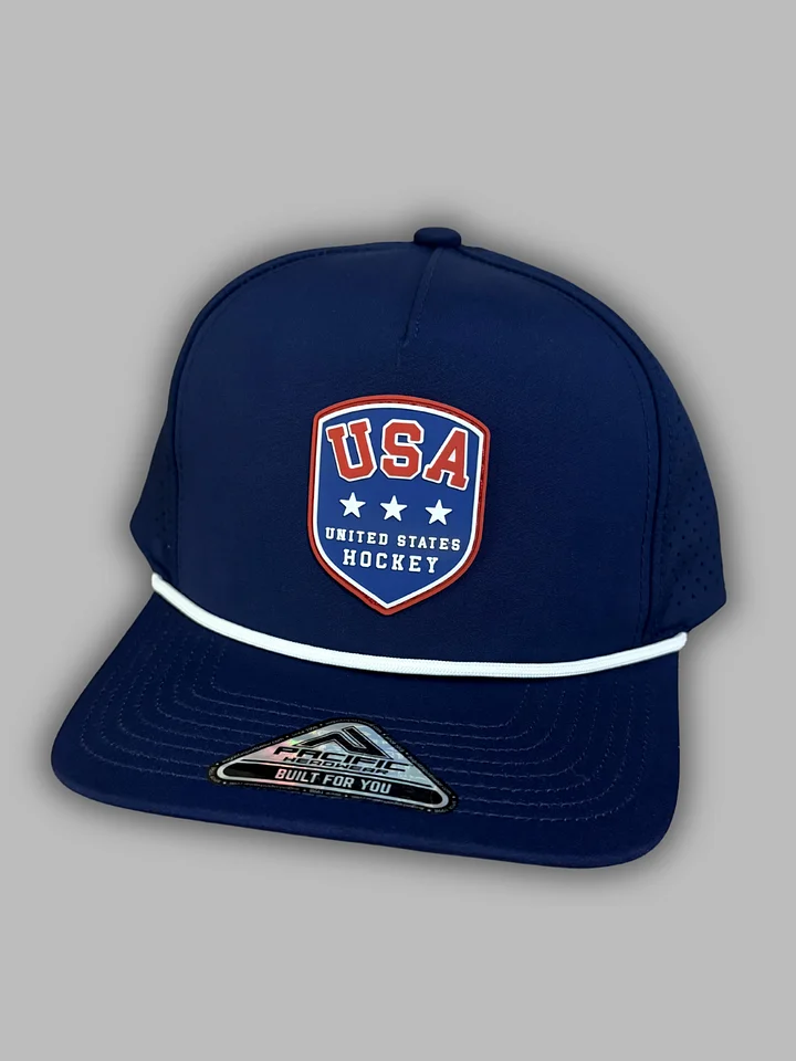 USA Hockey Hat | United States Hockey Snapback - BLUE product image (1)