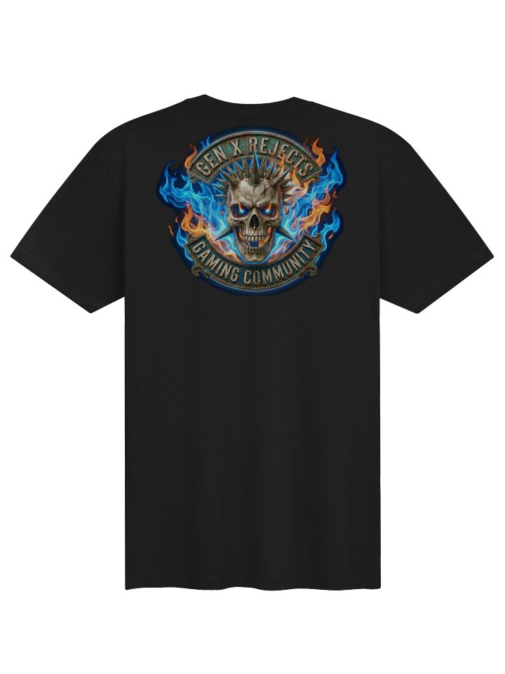 Flame skull t product image (2)