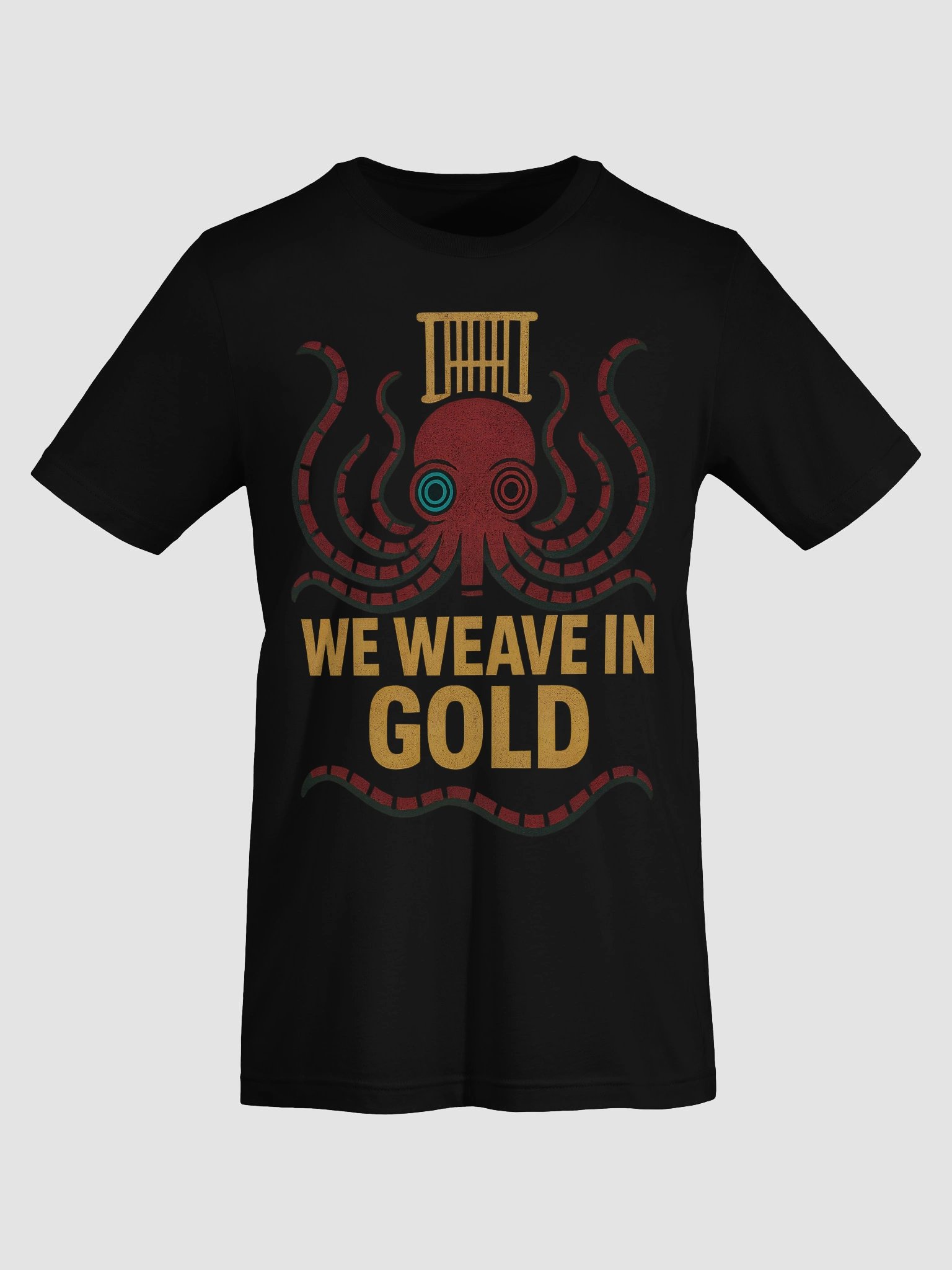 WE WEAVE IN GOLD T-Shirt (Unisex Cotton) product image (7)