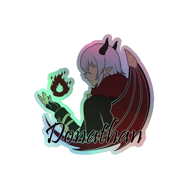 The Demon Hunter (Logo Holo Sticker) product image (2)