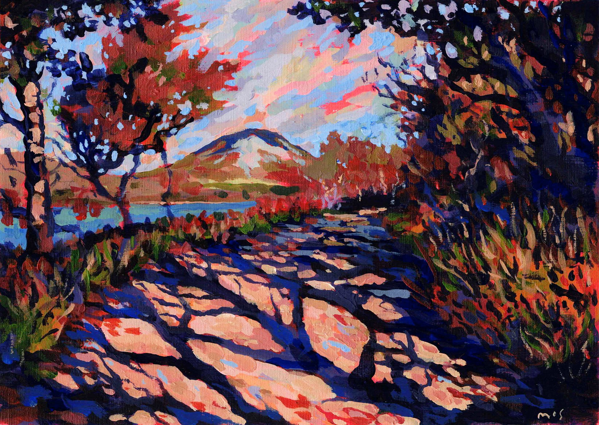 250809 Mount Errigal Poster Print. Unframed product image (1)