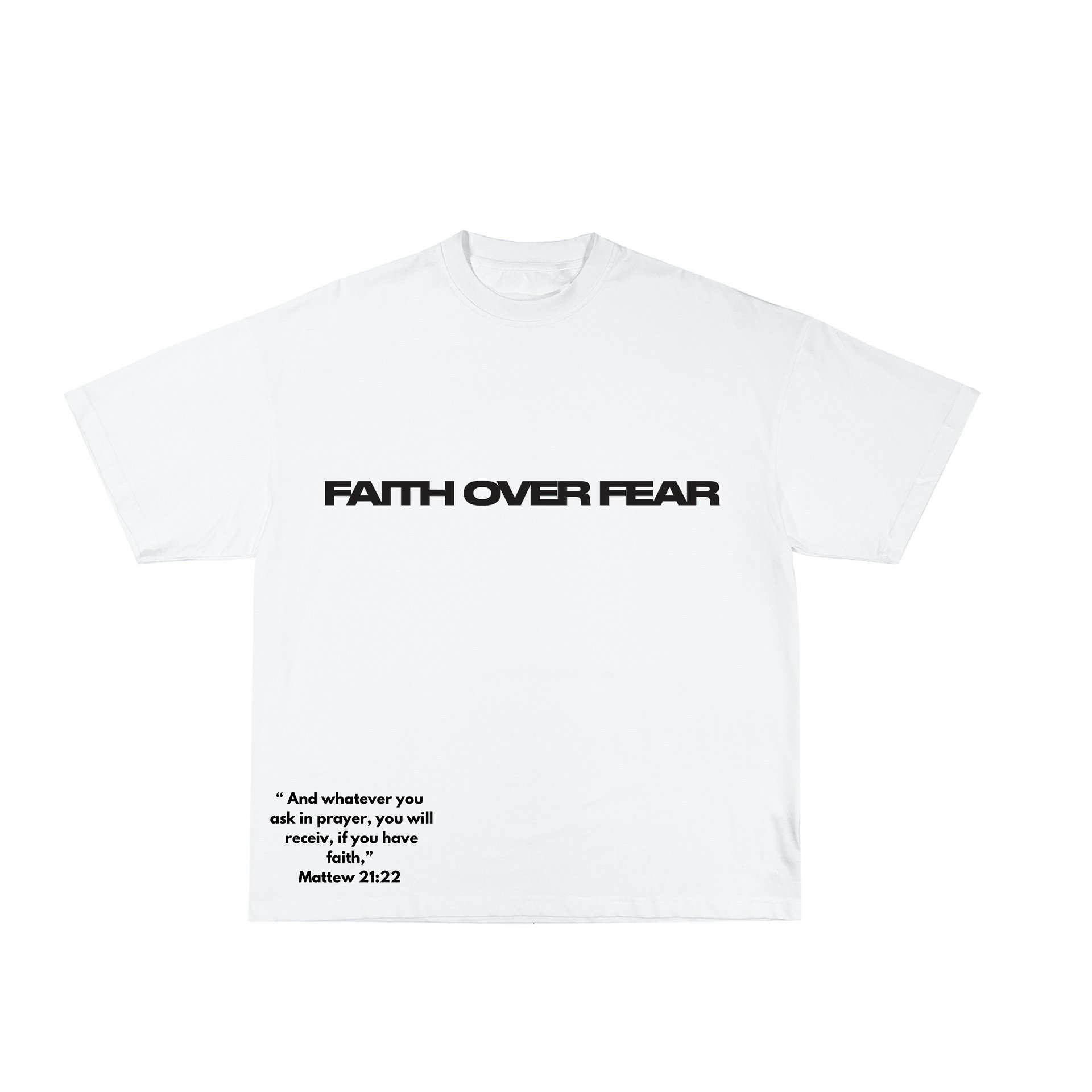 FAITH OVER FEARS TEES product image (1)
