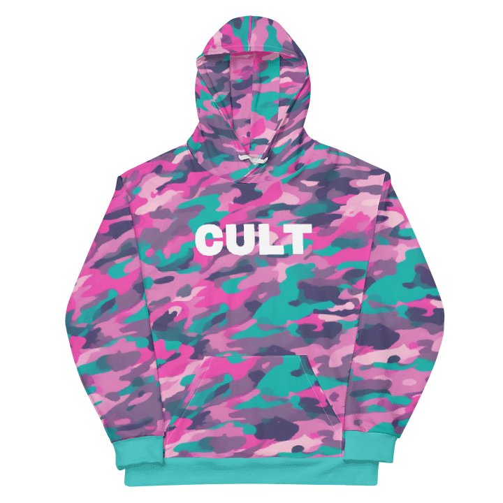 PINKTEAL CAMO HOODIE product image (1)