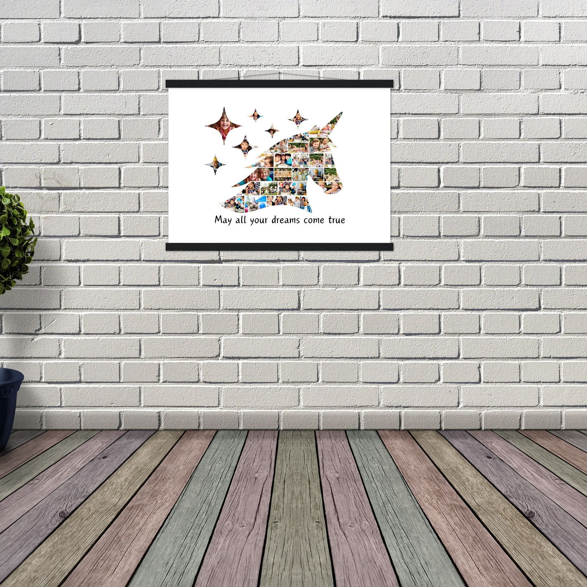 Unicorn Photo Collage Frames Canva Template product image (7)