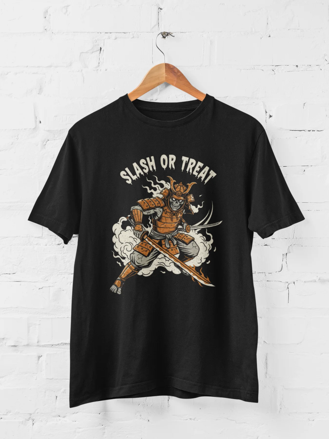 Halloween Samurai Funny Tee product image (1)