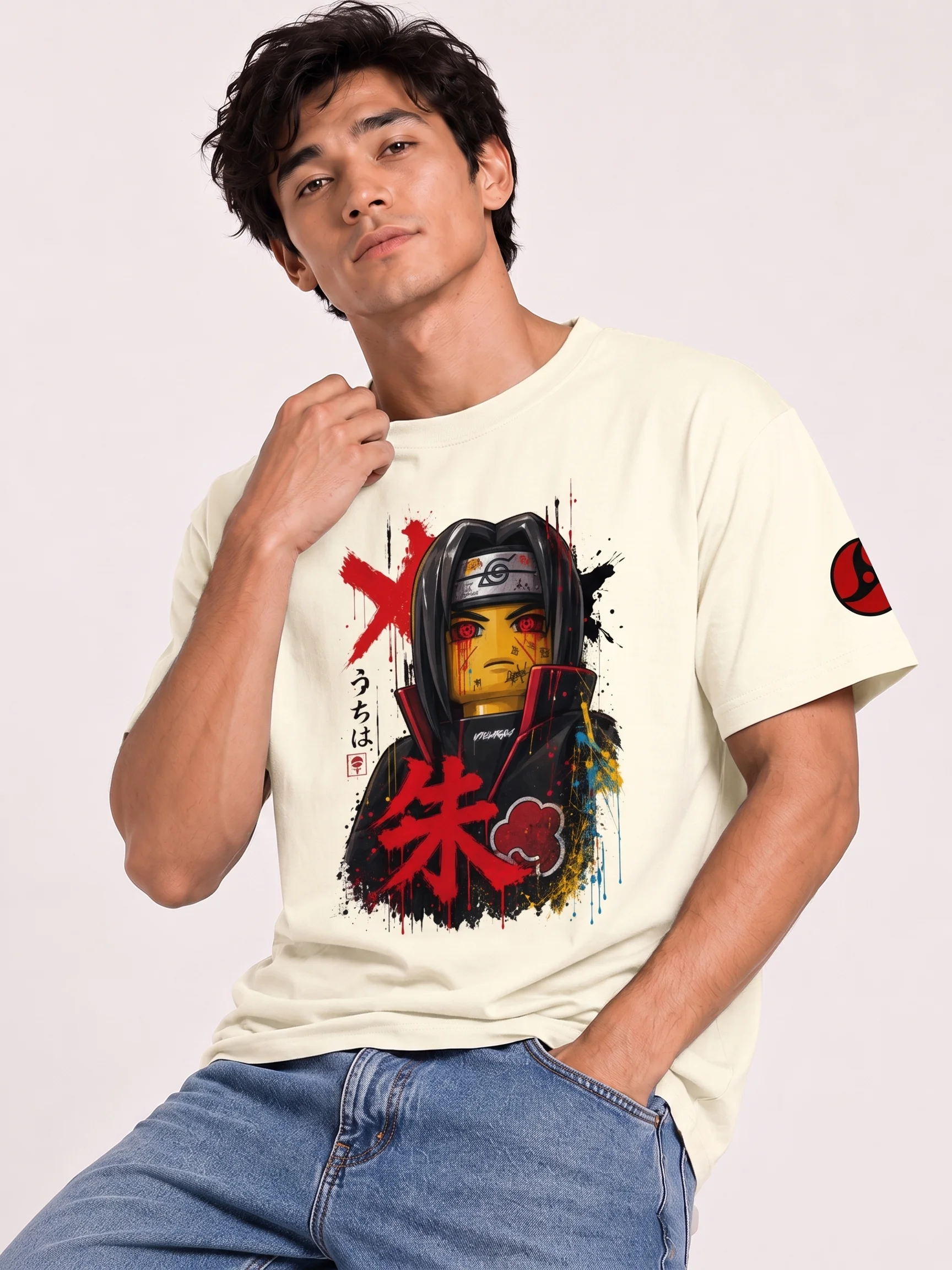 Itachi Uchiha Lego-Style Tee product image (1)