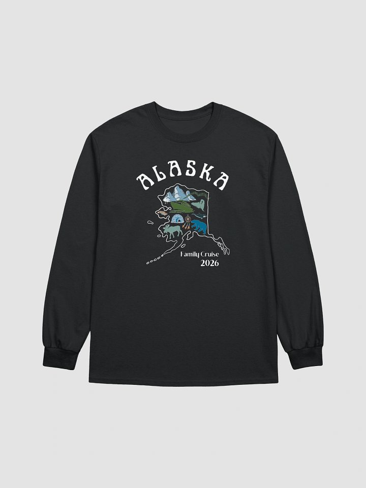 Unisex Longsleeve Adult Alaska Cruise Squad Dark Shirt product image (2)