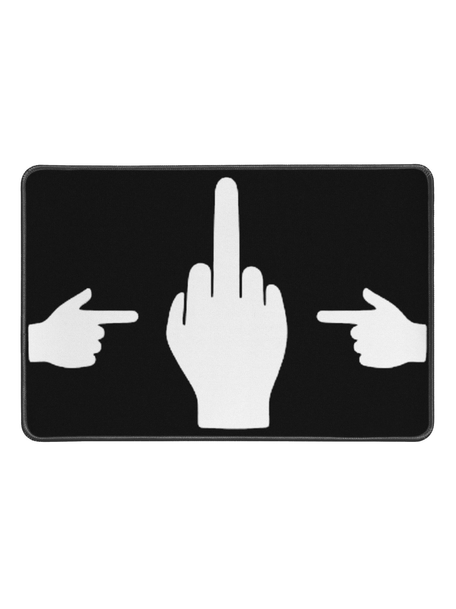 No ShopCo Middle Finger Desk Mat product image (1)