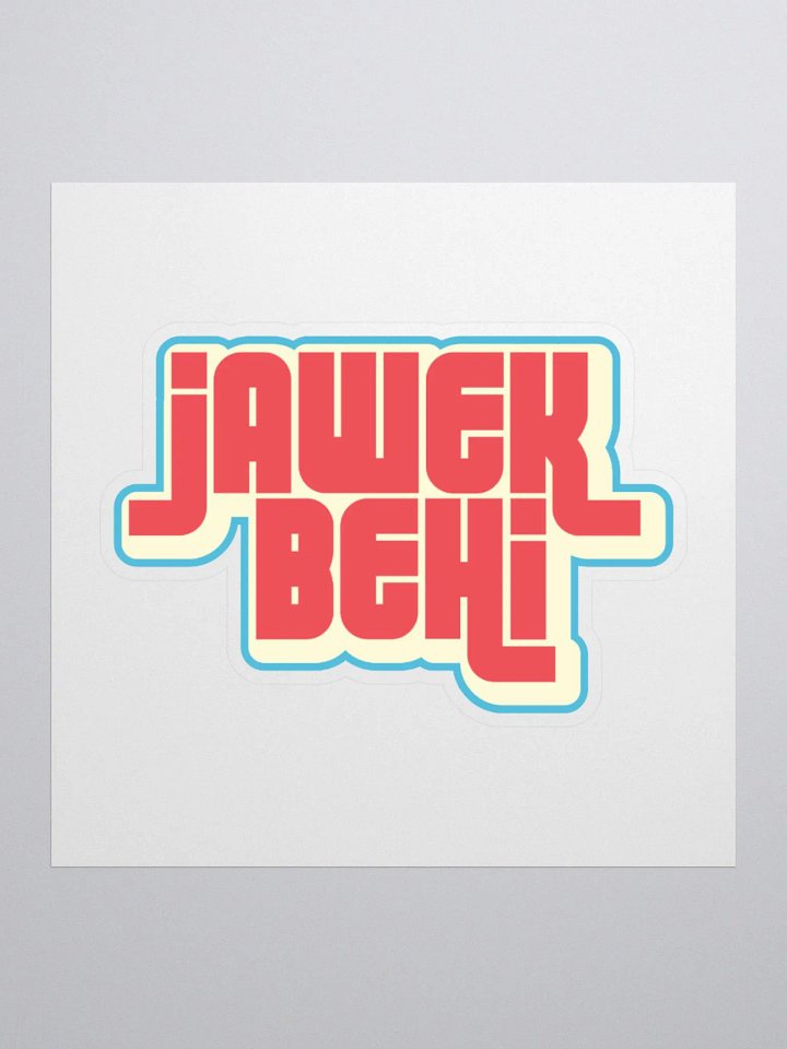 20Camels Tunisia Series Jawek Behi Sticker - Red product image (1)