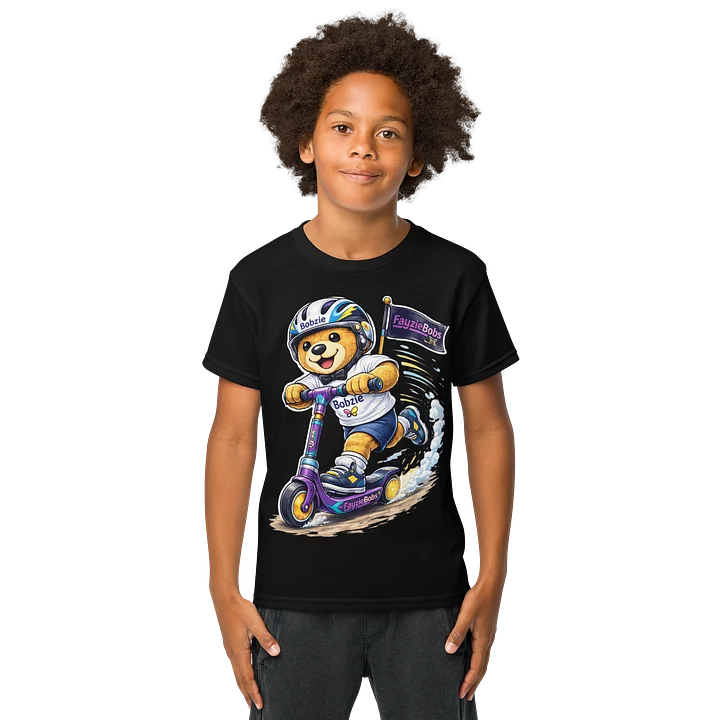 Bobzie Scooter Adventure Youth Tee | Ride Bold Edition by FayzieBobs product image (1)