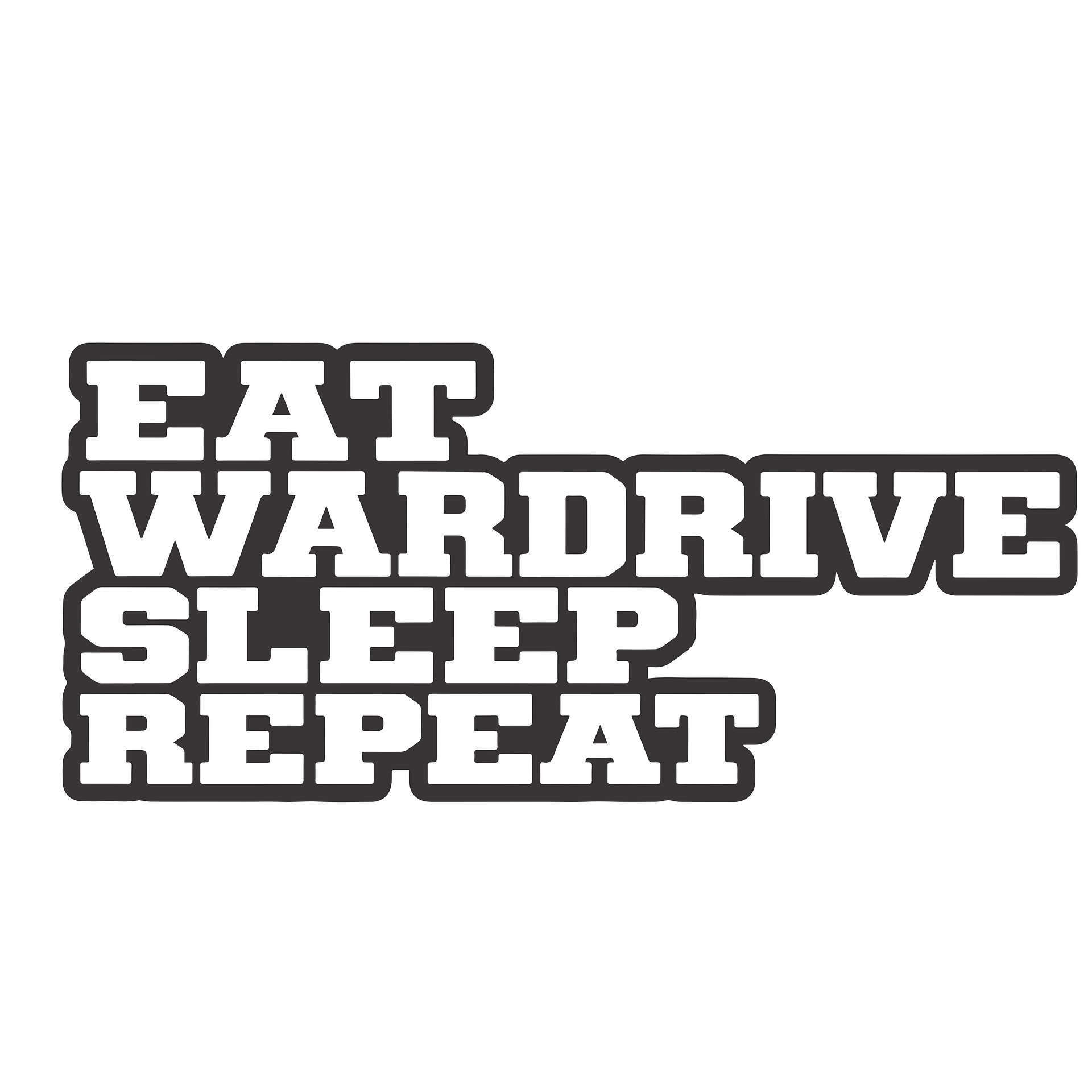 EAT WARDRIVE SLEEP REPEAT - VARSITY product image (1)