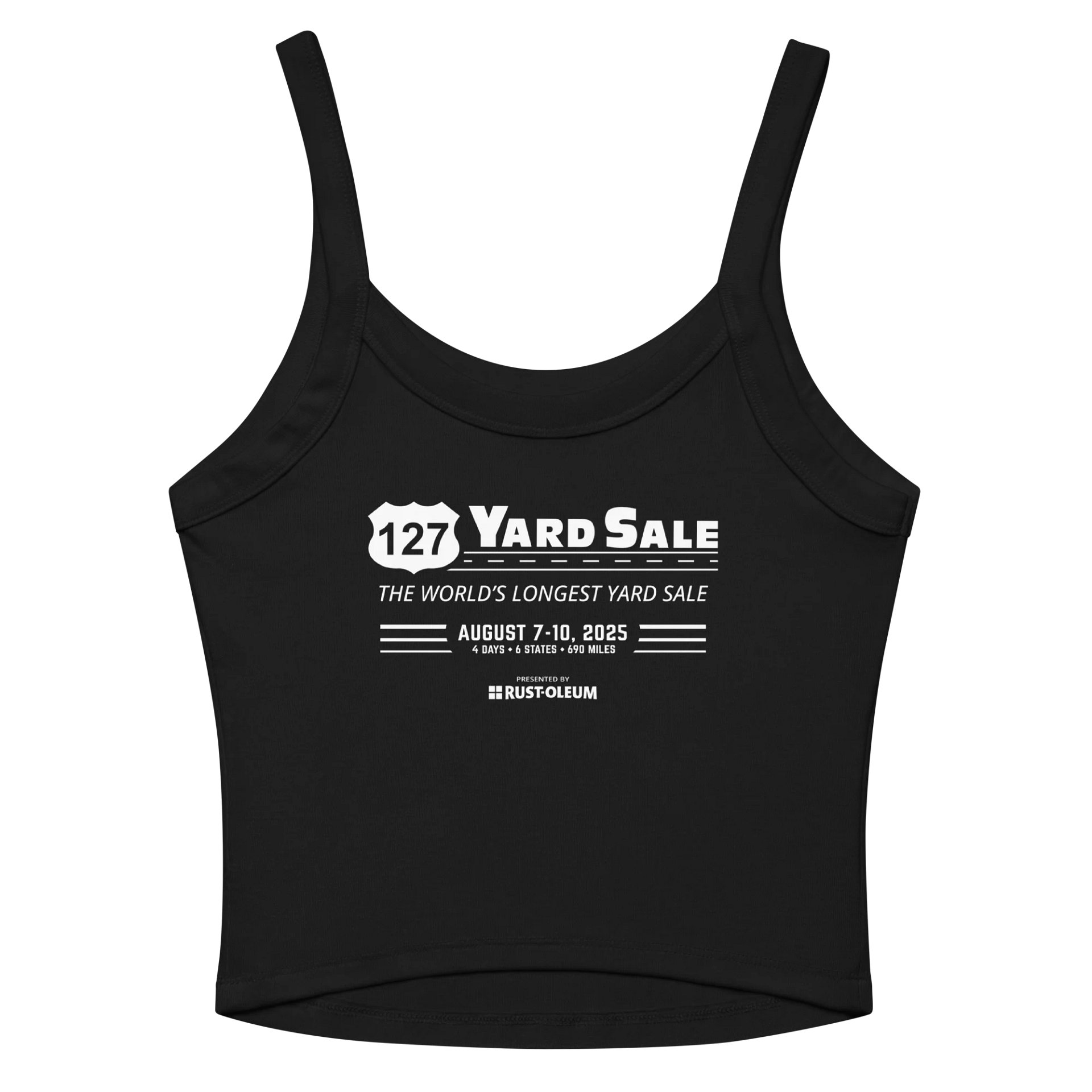 127 Yard Sale (2025) Vintage - Bella+Canvas Women's Micro-Rib Tank Top - Black product image (4)