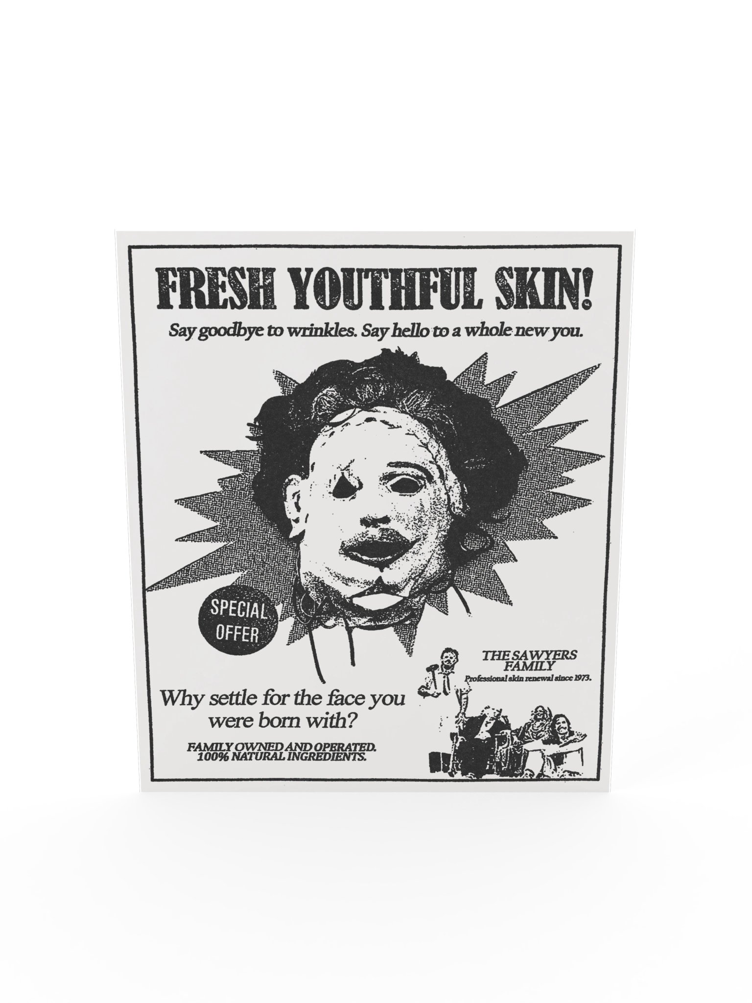 SKINCARE / LEATHERFACE POSTER product image (5)