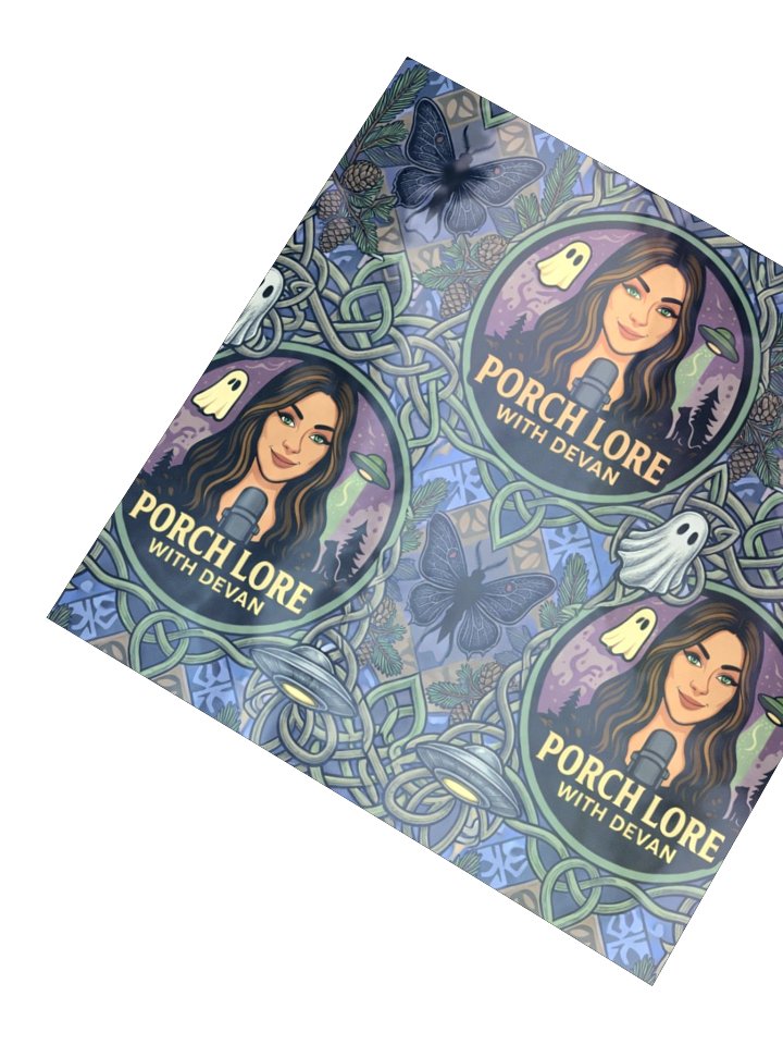 PORCH LORE DEVAN PERIWINKLE MOTH HOLOGRAPHIC STICKER product image (6)