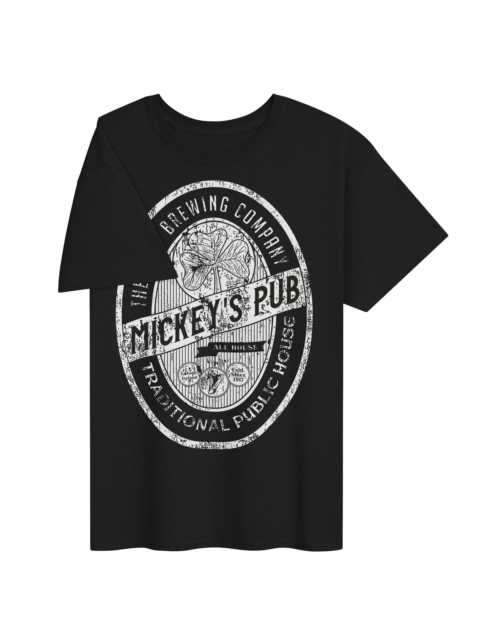 Mickey’s Pub Vintage Irish Ale House T-Shirt product image (4)