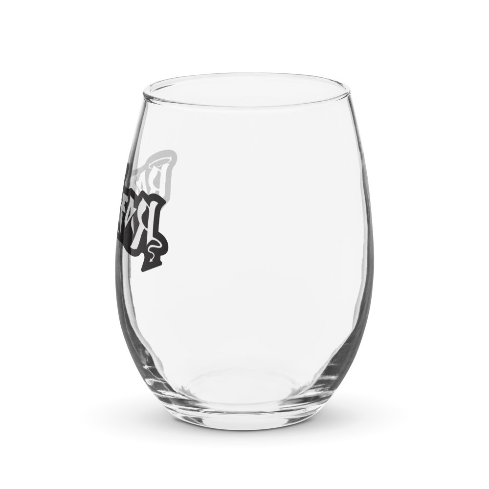 RafaZafar Logotext Stemless Wineglass (outlined) product image (3)