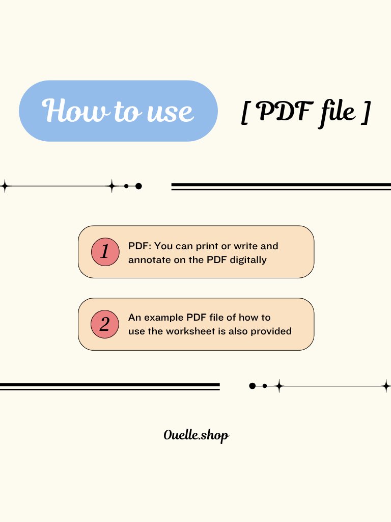 Identity Reset Life Planner (PDF) product image (5)