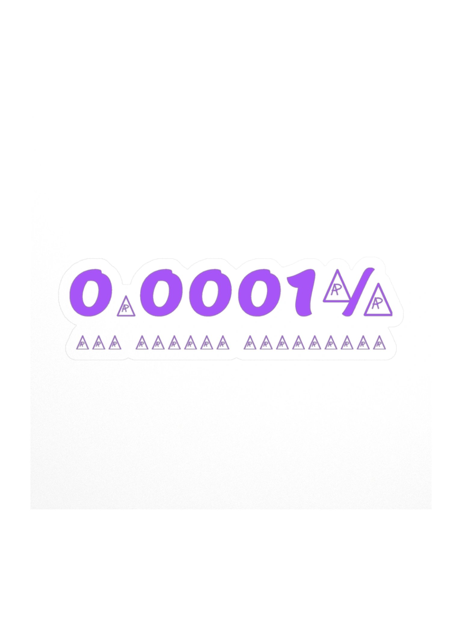 0.0001% B — Transfer Sticker product image (1)