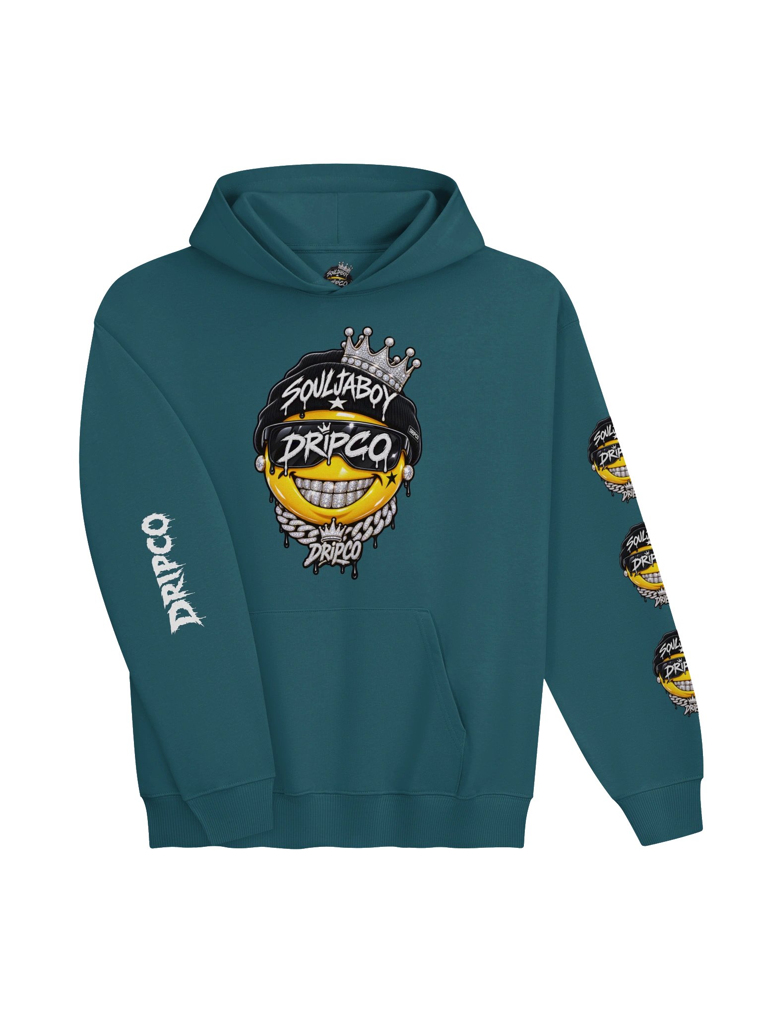 DRIPCO Bling Smiley Streetwear Hoodie product image (31)